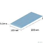 Термопрокладка Arctic Thermal pad 200x100мм, 1.0мм - 2 Pack TP-3 (ACTPD00059A), фото4