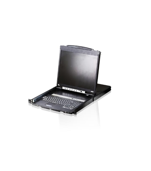 КВМ-консоль ATEN 16P Dual RAIL LCD KVMP SWITCH 19INCH