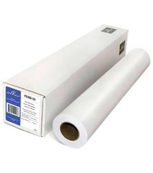 Бумага Albeo InkJet Paper, универсальная, втулка 50,8мм, белизна 146%, 0,914 х 45,7м, 80 г/кв.м, аналог HP Q1397A, Xerox 450L90001/450L90503