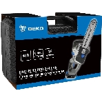Пила цепная аккумуляторная в кейсе DEKO DKCHS 40 PRO [063-4357] 2х20В, 2x4.0А·ч, 2 з/у, фото4