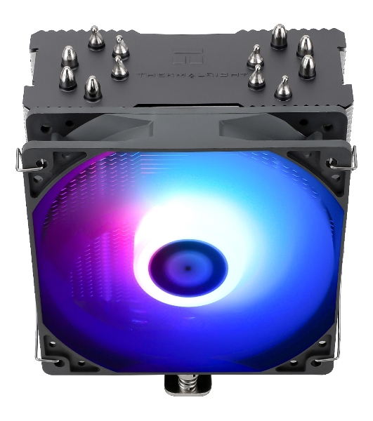 Кулер для процессора Thermalright Burst Assasin 120 ARGb (4-pin PWM, 154мм, Ni/CU, 6x6мм, ARGb, 1x120мм, 66.17CFM, 25.6dBA, 1550RPM, S: 1700, 1200, 115X, AM5, AM4)