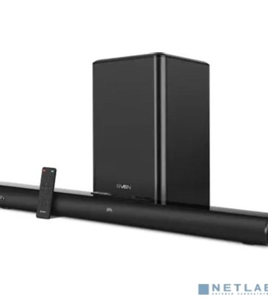 Саундбар SVEN SB-2200D черный (2 x 60W, Bluetooth сабвуфер 180W, пульт ДУ, LED-дисплей, HDMI, USB)