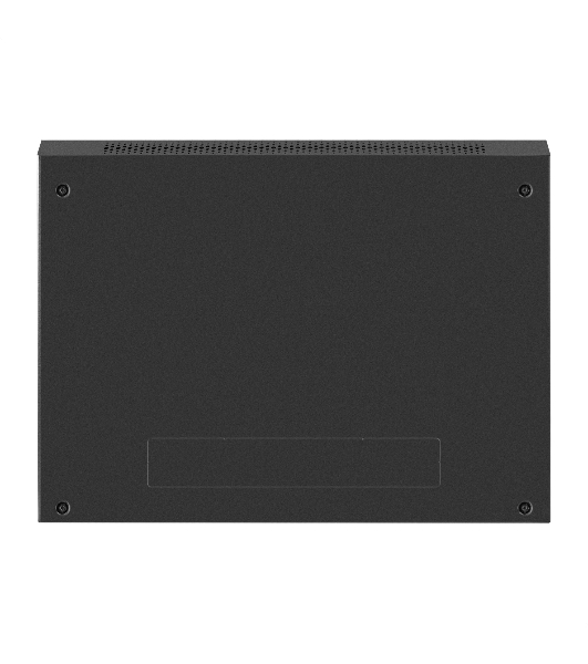 Шкаф телекоммуникационный 19' настенный 9U ExeGate EC-WM-9U.450.G.BLACK (19', 9U, 600x450x500 мм (ШхГхВ), передняя дверь закаленное стекло, съемные боковые панели, пыле- и влагозащита IP23, черный RAL 9004)