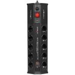 Сетевой фильтр CROWN CMPS-11 черный, 10 розеток, 3 м, фото6