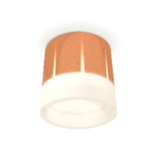 Светильник Ambrella Light XS8122010 PPG/FR золото розовое полированное/белый матовый GX53 (C8122, N8401)