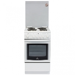 Плита электрическая De Luxe 5004.10э (кр)-001 белый, конфорок 4 шт, духовка 43 л, 50 см x 85 см x 50 см, фото 1