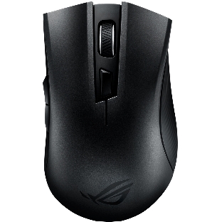 Мышь беспроводная ASUS ROG Strix Carry черный, 7200 dpi, радиоканал, Bluetooth, USB, кнопки - 6
