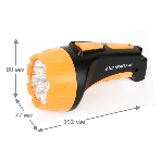 Фонарь LED 3807 (аккум 220В черный/жел. 7 LED; 2 режима SLA пласт. короб) Ultraflash 9216, фото4