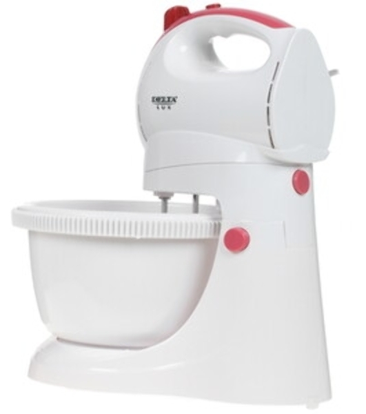 Миксер Delta LUX DL-5071C белый/розовым