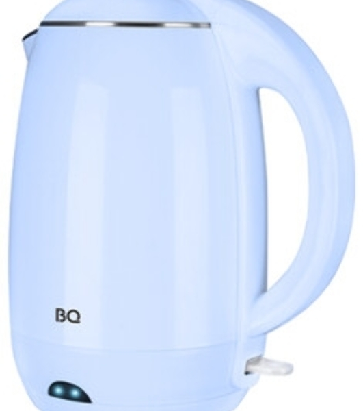 Электрочайник BQ KT1702P синий, 1.8 л, 2200 Вт, скрытый нагревательный элемент