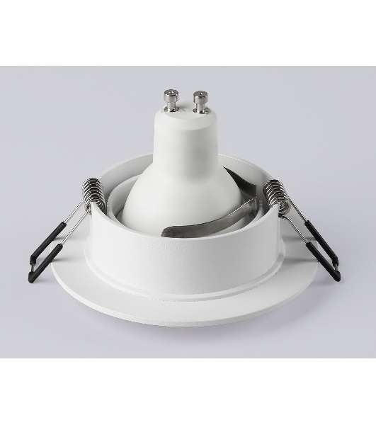 Встраиваемый поворотный точечный светильник Ambrella light TN102741 WH белый IP20 GU5.3 D95*25
