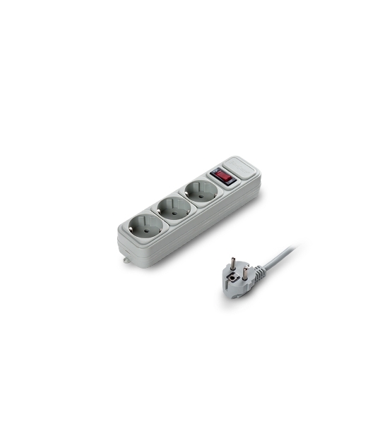 Сетевой фильтр Exegate SP-3-3G (3 розетки, 3 м, евровилка, серый)