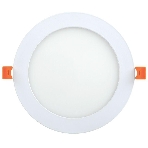 Светильник IEK LDVO0-1606-1-12-6500-K01 ДВО 1606 белый круг LED 12Вт 6500К IP20 алюм. корпус, диам 170 мм, фото 1