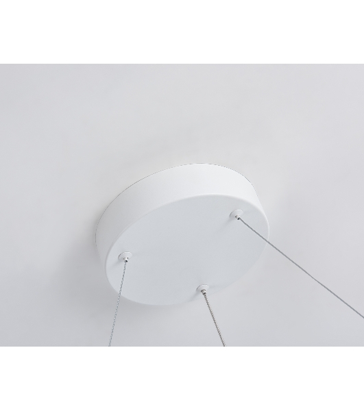 Подвесной светодиодный светильник Ambrella light FL5851 WH белый 35W 3000K/4200K/6400K D600*600 (без ПДУ)