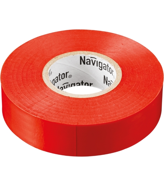 Изолента ПВХ Navigator 15 мм (рул.20м) красн. NIT-B15-20/R