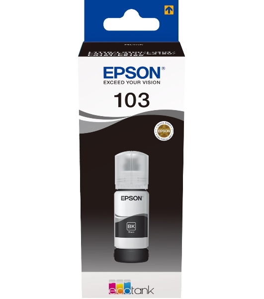 Чернила Epson 103BK C13T00S14A черный (65 мл) для Epson L3100/3110/3150