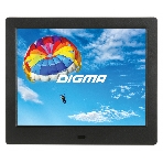 Фоторамка Digma 8' PF-843 1024x768 черный пластик ПДУ Видео, фото 1