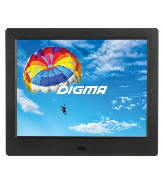 Фоторамка Digma 8' PF-843 1024x768 черный пластик ПДУ Видео