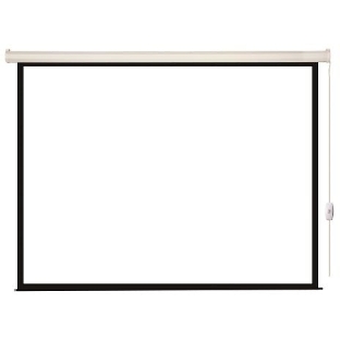 Экран с электроприводом Lumien Eco Control 142x200 см (раб. область 109х194 см) Matte White черная кайма по периметру 16:9