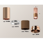 Светильник Ambrella Light XS6304090 SCF/PPG кофе песок/золото розовое полированное MR16 GU5.3 (C6304, C6326, A2010, N6135), фото 1