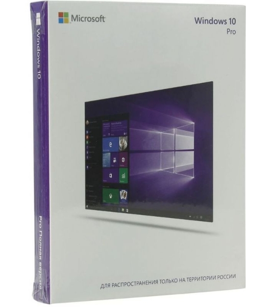 ПО Microsoft Windows 10 Pro Russian 32/64-bit Russia Only USB коробка
