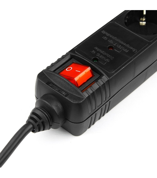 Сетевой фильтр Energenie Сетевой фильтр SPG5-C-10 3m. 16А. черный