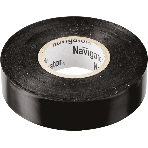 Изолента ПВХ Navigator 15 мм (рул.20м) черный NIT-B15-20/BL, фото 1