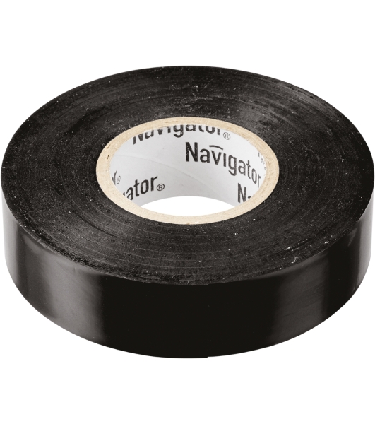 Изолента ПВХ Navigator 15 мм (рул.20м) черный NIT-B15-20/BL