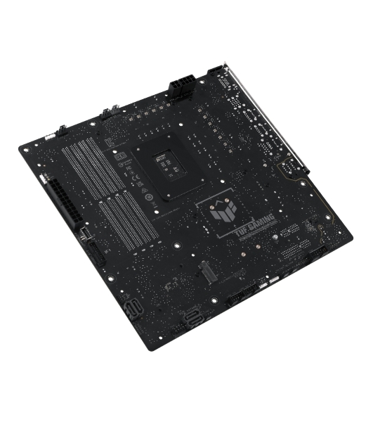 Материнская плата ASUS TUF GAMING B760M-BTF WIFI D4, LGA 1700, Intel B760, 4xDDR4, 4xSATA, 3xM.2, 1xPCIe 5.0 x16, 1xPCIe 4.0 x4, 1xPCIe x1, 1xUSB-A 3.2 Gen 2, 2xUSB-A 3.2 Gen 1, 4xUSB 2.0, 1xUSB-C 3.2 Gen 1, 1xUSB-C 3.2 Gen 2, 1x2.5Gb LAN, 3x3.5 мм, 7.1, 2.5Gb LAN, Wi-Fi 6, Bluetooth 5.2, mATX