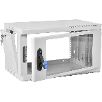 Шкаф коммутационный ЦМО (ШРН-6.350) настенный 6U 600x350 мм пер. дв. стекл 200 кг серый 300 мм 180 град., фото2