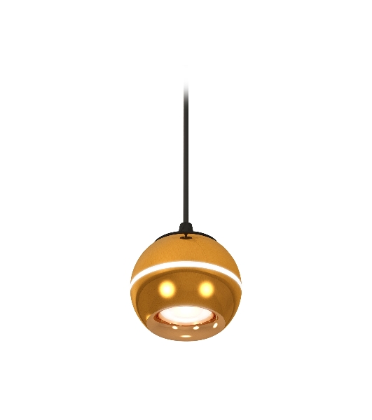 Светильник Ambrella XP1105001 PYG/SBK золото желтое полированное/черный песок MR16 GU5.3 LED 3W 4200K(A2302,C1105,N7014)