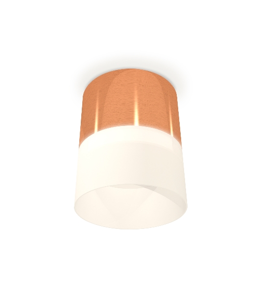 Светильник Ambrella Light XS8122011 PPG/FR золото розовое полированное/белый матовый GX53 (C8122, N8402)