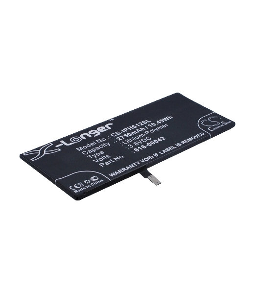Аккумулятор CameronSino CS-IPH612SL для Iphone 6s Plus 3.8V, 2750mAh, 10.45Wh
