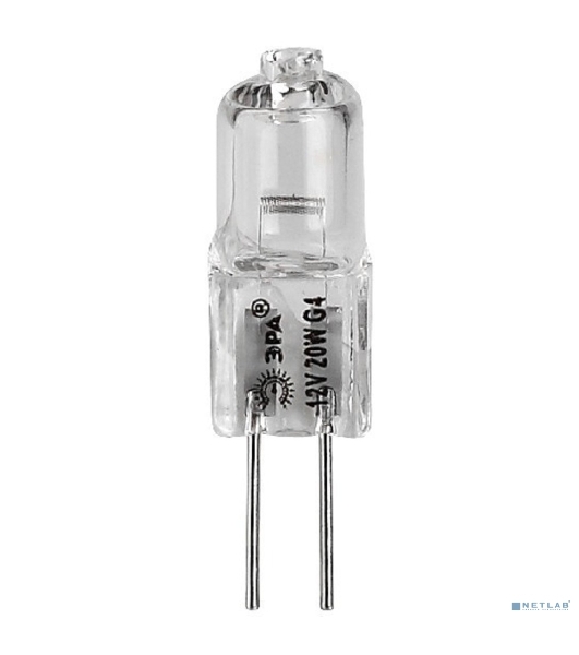 Лампа галогенная ЭРА G4-JC-20W-12V(100/1000/20000)