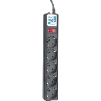 Сетевой фильтр PowerCube, PC 3м, 5р, черный граф. 10А, UPS(C14), SPG5-B3, фото6