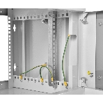 Шкаф коммутационный ЦМО (ШРН-6.350) настенный 6U 600x350 мм пер. дв. стекл 200 кг серый 300 мм 180 град., фото 1