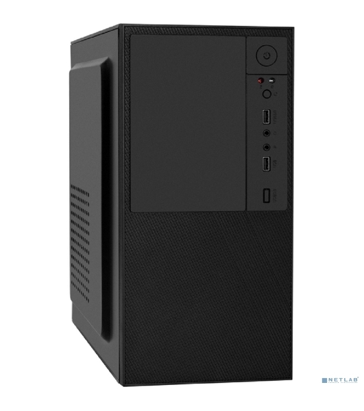 Компьютерный корпус Minitower ExeGate BAA-308-AAA350 (mATX, БП AAA350 с вент. 8см, 2хUSB, HD Audio, черный)