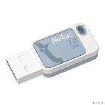Флешка USB Netac UA31 (NT03UA31N-032G-20BL), 32Gb, USB 2.0, R/W 110/45, синий/белый, фото8