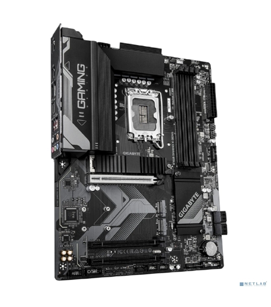 Материнская плата Gigabyte B760 GAMING X GEN5, LGA1700, Intel B760, 4xDDR5, 4xSATA, 3xM.2, 1xPCIe 5.0 x16, 2xPCIe 3.0 x1, 1xHDMI, 1xDP, 1x2.5Gb LAN, 1xUSB-C 5Gbps, 1xUSB-A 10Gbps, 1xUSB-A 5Gbps, 5xUSB-A 2.0, 6x3.5 мм, 7.1, ATX