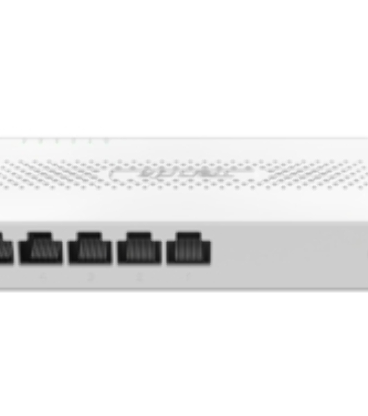 Коммутатор неуправляемый Tenda SM105, 5 портов, 5x2,5 Гбит/с, настольный, пластиковый корпус