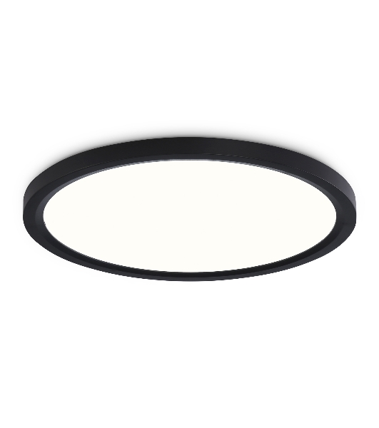 Светильник светодиодный ультратонкий Ambrella light FZ1910 BK черный IP54 44W 3000K-6500K CCT-переключатель D600*25 (Без ПДУ)