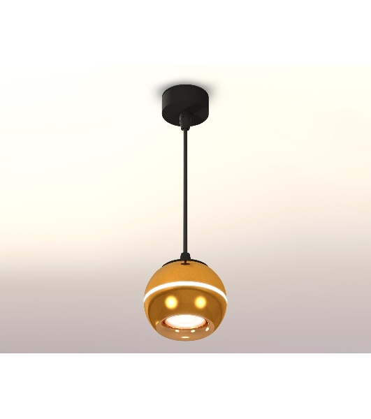 Светильник Ambrella XP1105001 PYG/SBK золото желтое полированное/черный песок MR16 GU5.3 LED 3W 4200K(A2302,C1105,N7014)