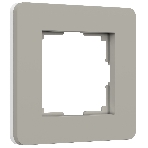 Рамка на 1 пост WERKEL Split (дымчатый/белый, soft-touch) W0013067, фото16