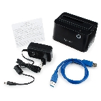 Докстанция 2.5'/3.5' Gembird HD32-U3S-4, черный, USB 3.0, SATA, HDD/SSD, фото4