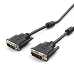 Кабель DVI-D dual link Cablexpert CC-DVI2L-BK-6, 25M/25M, 1.8м, CCS, черный, экран, феррит.кольца, пакет, фото 1