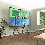 Подставка для телевизора ONKRON TS2080 черный 60'-120' макс.150кг напольный мобильный, фото14