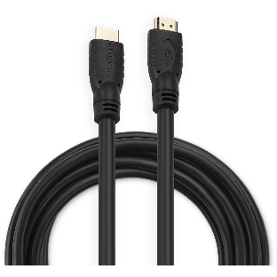 Кабель аудио-видео Buro (m)/HDMI (m) 5м. феррит.кольца черный
