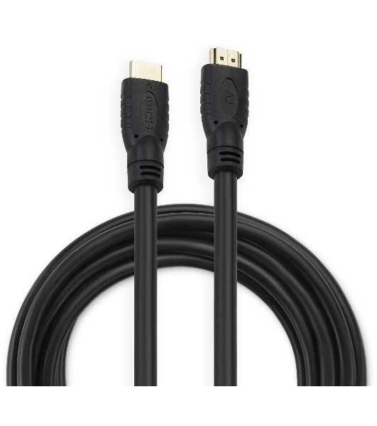 Кабель аудио-видео Buro (m)/HDMI (m) 5м. феррит.кольца черный
