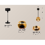 Светильник Ambrella XP1105001 PYG/SBK золото желтое полированное/черный песок MR16 GU5.3 LED 3W 4200K(A2302,C1105,N7014), фото 1