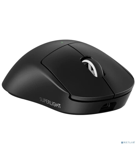 Мышь беспроводная Logitech G PRO Х Superlight 2 DEX черный, 44000 dpi, радиоканал, USB, кнопки - 5
